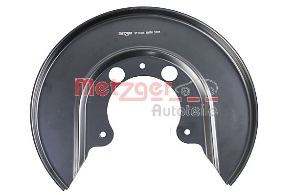 METZGER 6115485 Spritzblech, Bremsscheibe